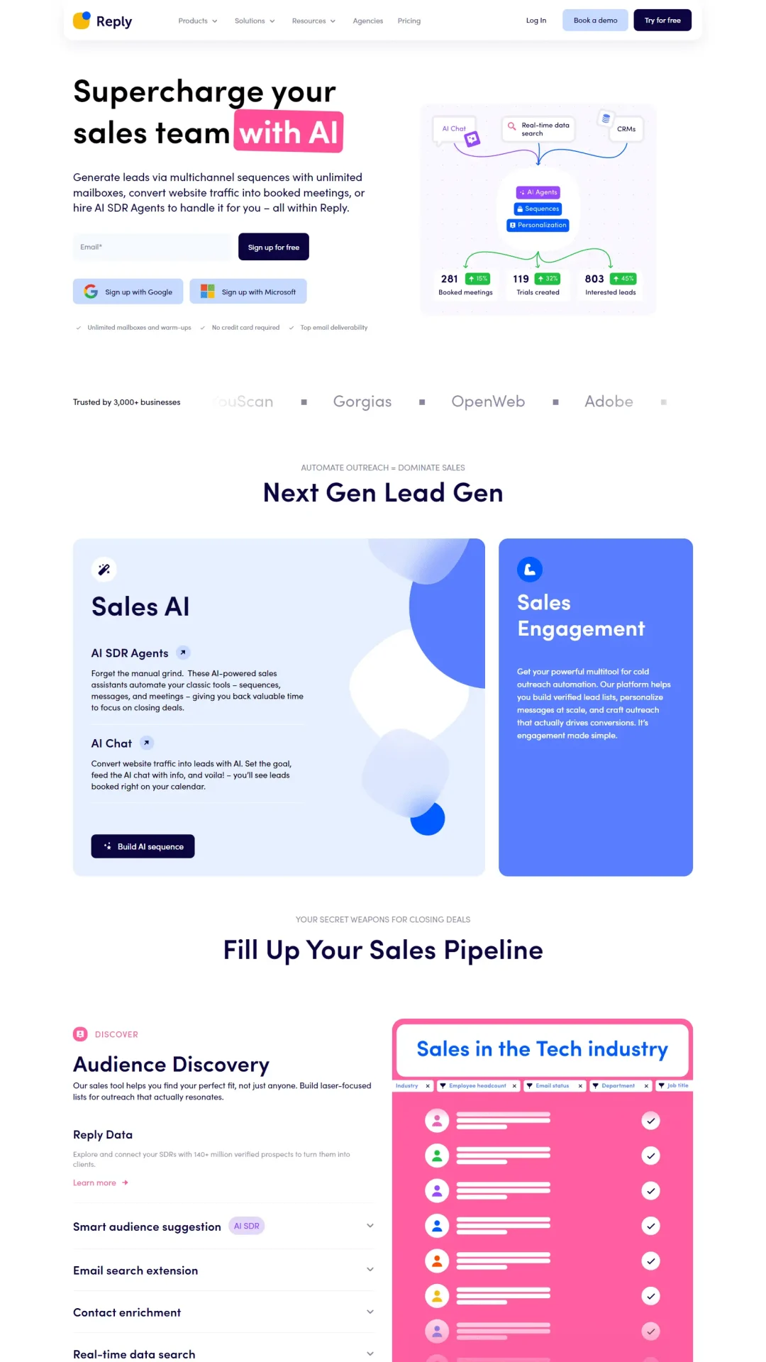 AI Sales Outreach & Lead Generation Platform